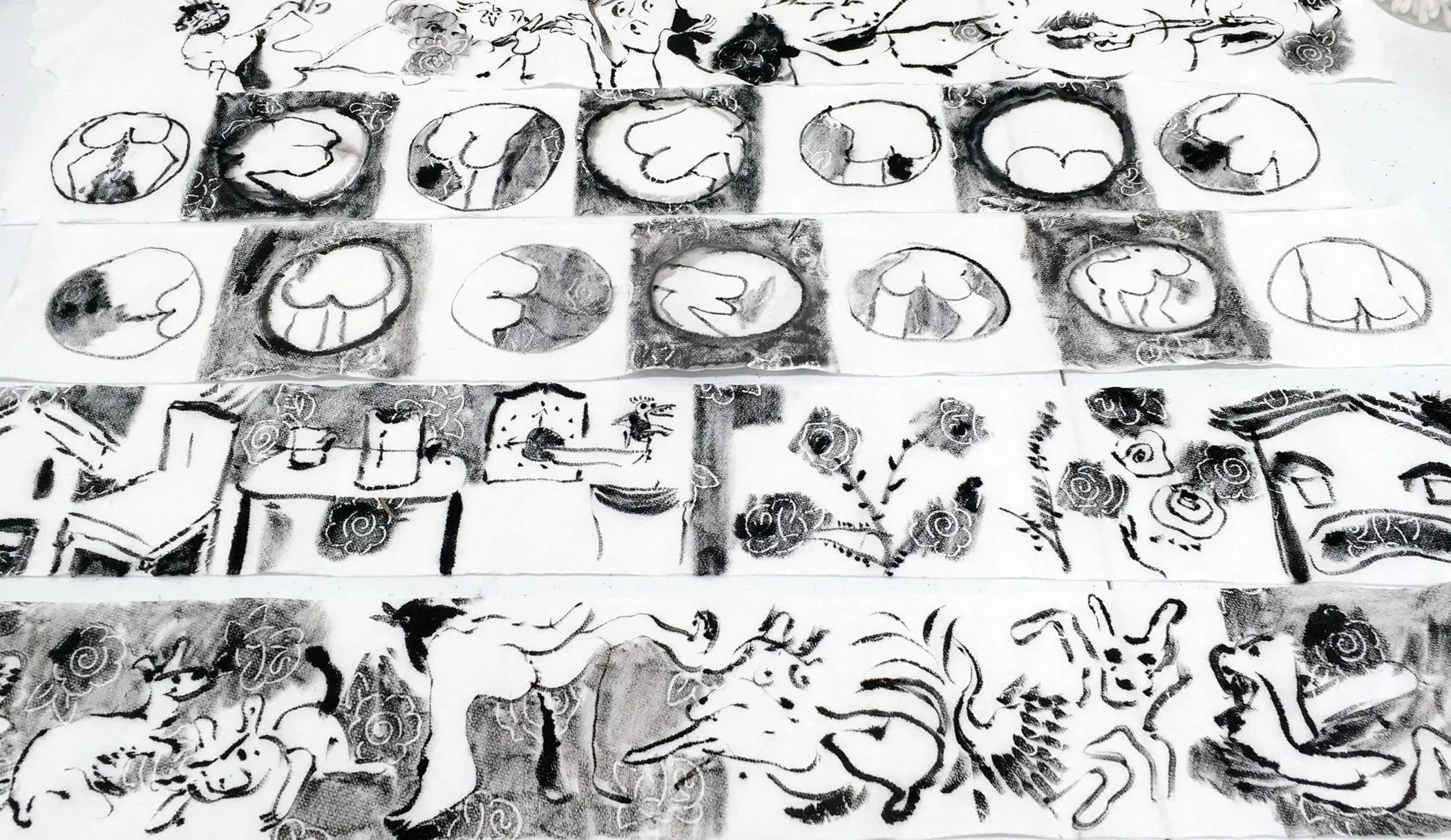 Sarah Mihara Creagen, "TP scrolls"