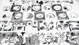 Sarah Mihara Creagen, "TP scrolls"