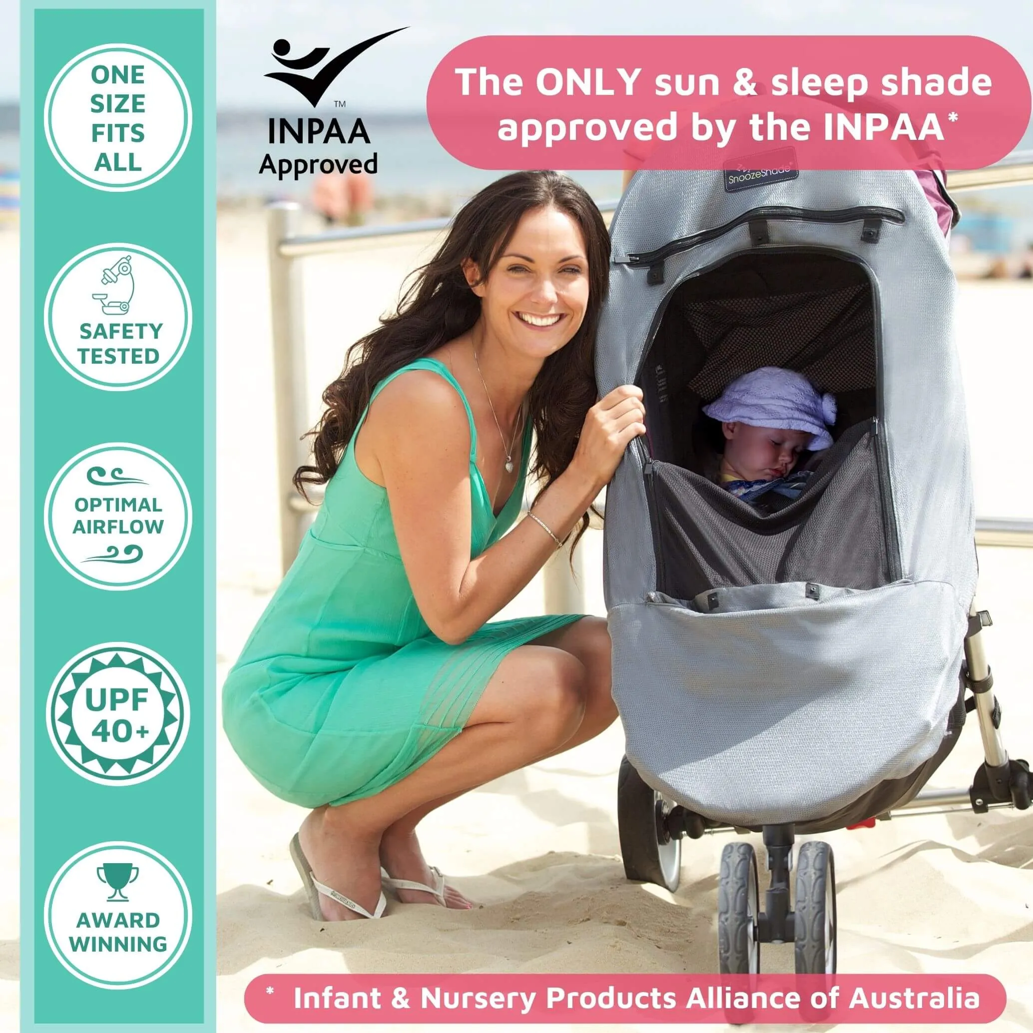 SAVE 10% | Deluxe Toddler Sun and Sleep Bundle | SnoozeShade buggy sunshade and travel cot blackout cover
