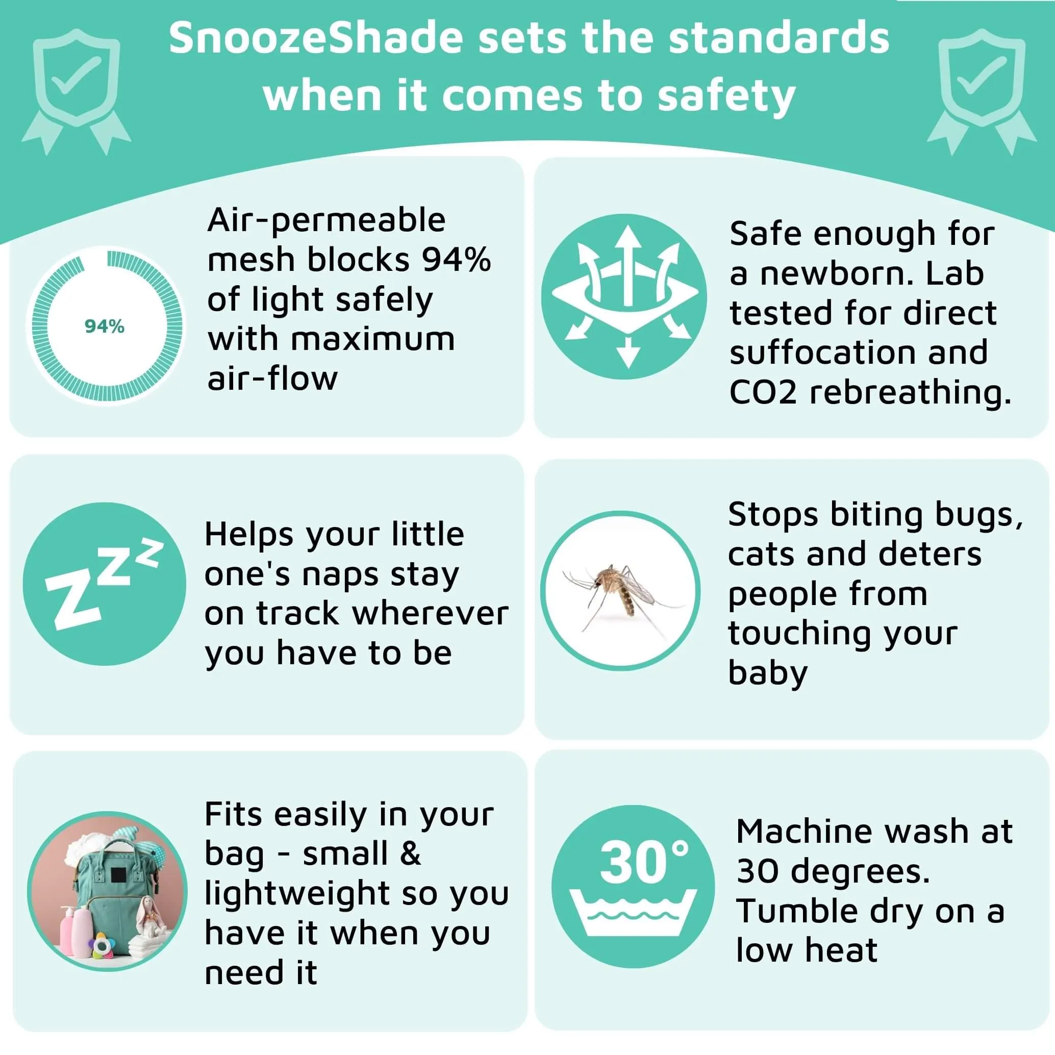 SAVE 10% | Deluxe Toddler Sun and Sleep Bundle | SnoozeShade buggy sunshade and travel cot blackout cover