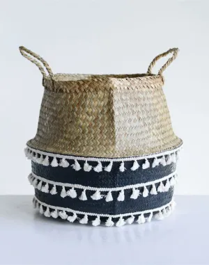 Seagrass Tassel Basket