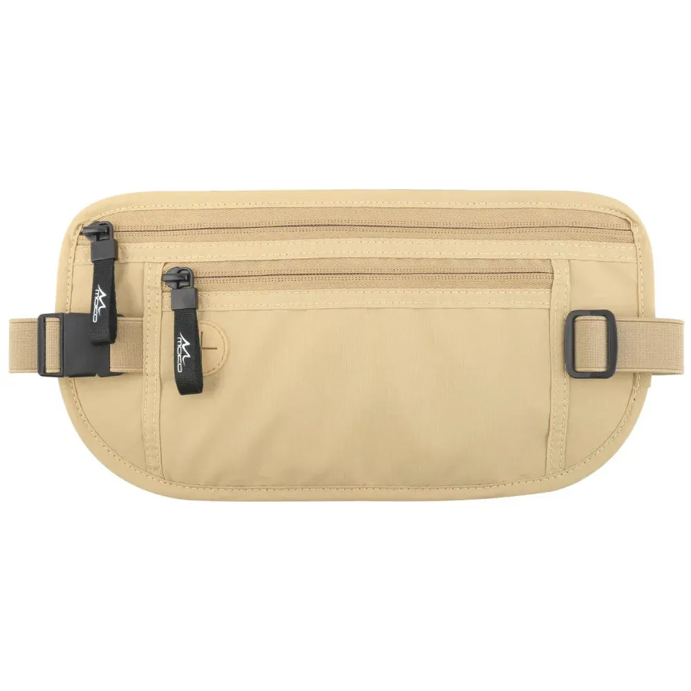 Secure Travel Money Belt Undercover Hidden Rfid Blocking Travel Wallet Anti-theft Passport Wallets for Men & Women