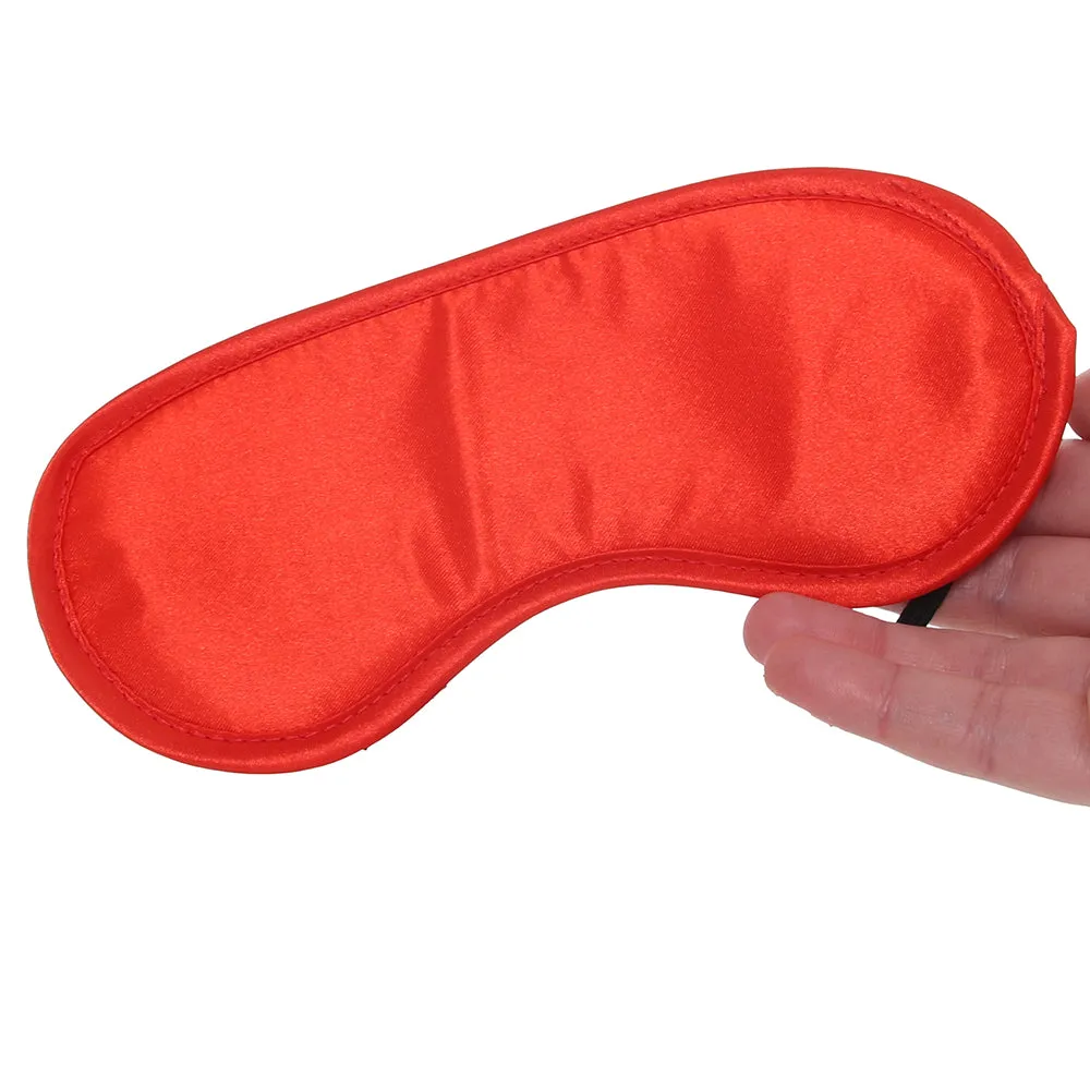 Sex & Mischief Satin Blindfold in Red