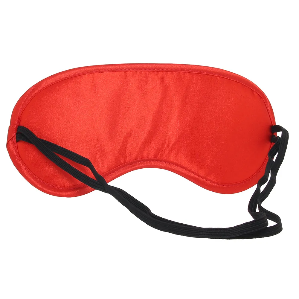 Sex & Mischief Satin Blindfold in Red