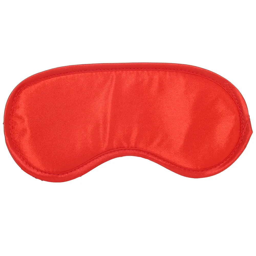 Sex & Mischief Satin Blindfold in Red