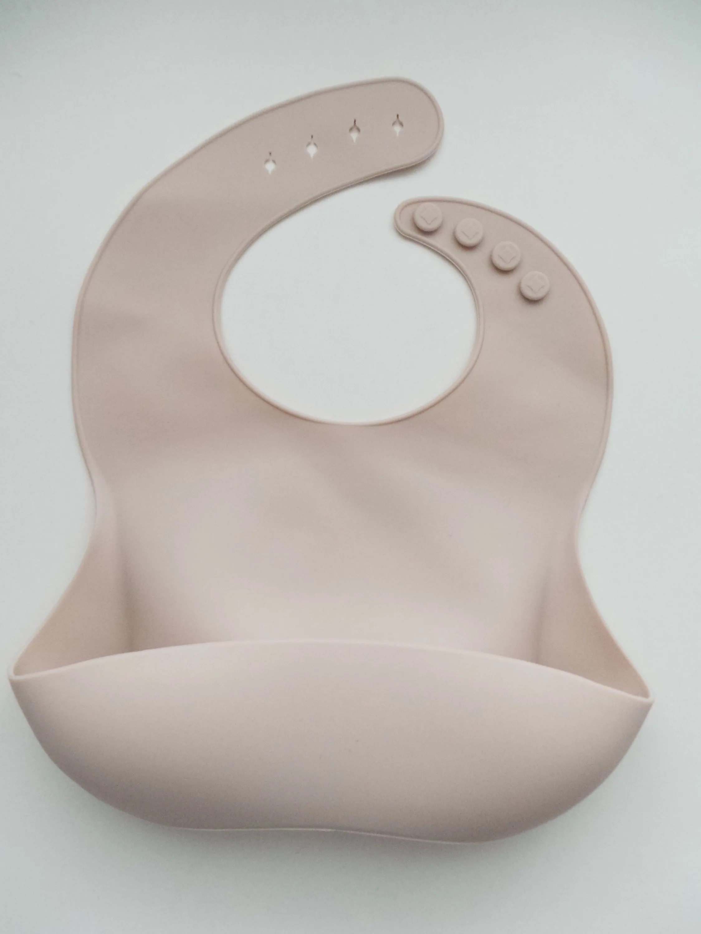 Silicone Bib - Beige