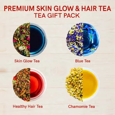 Skin & Hair Gift Box - Tea Gift Set (100 Grams Loose)