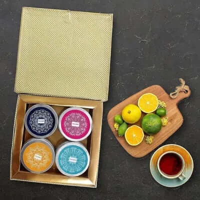 Skin & Hair Gift Box - Tea Gift Set (100 Grams Loose)