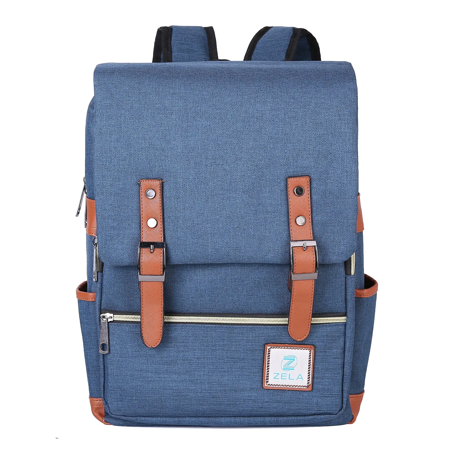 Slim Backpack,College, School & Business Fits 15-inch Laptop-Dark Blue