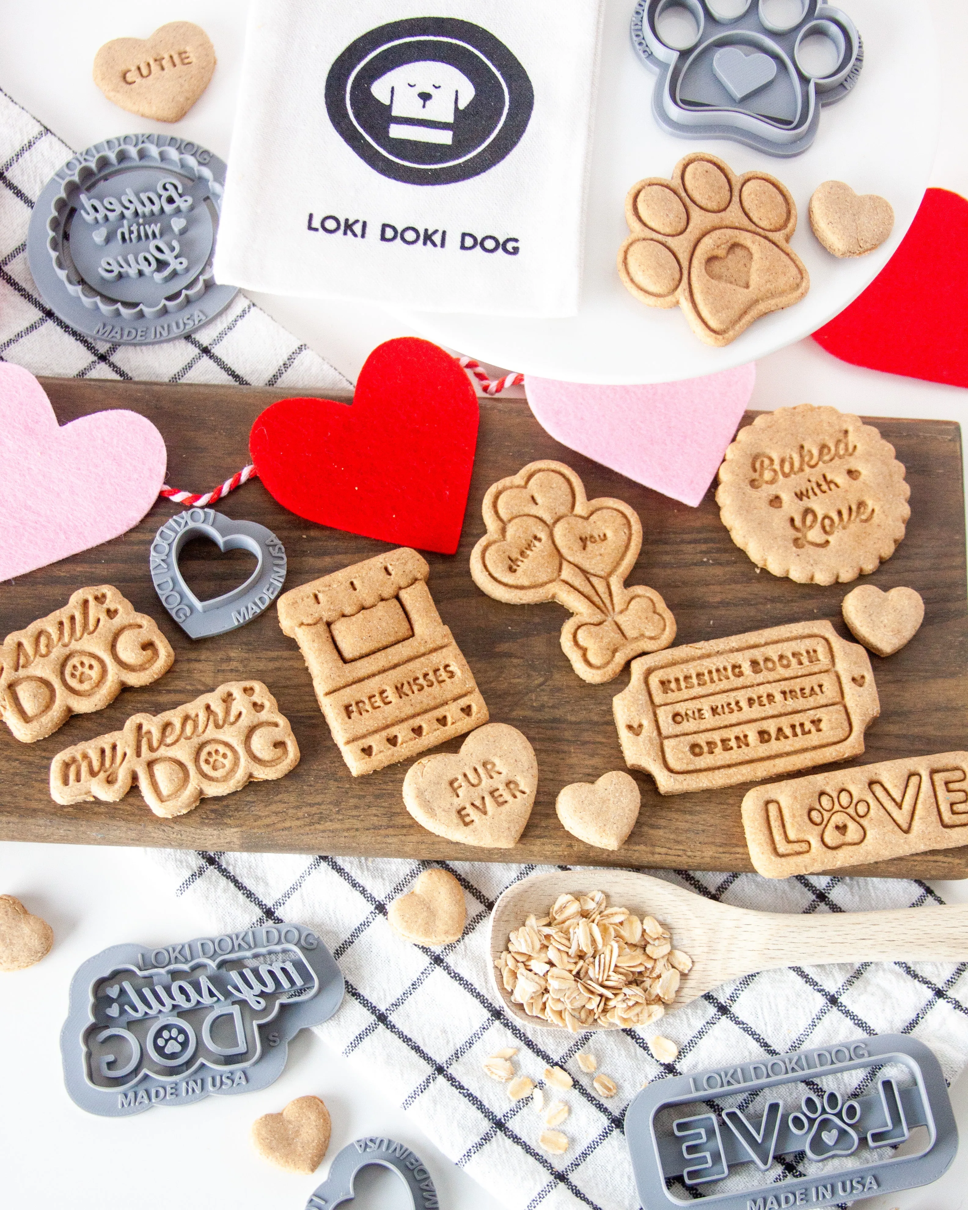 Soul Dog & Heart Dog - Dog Biscuit Cookie Cutter