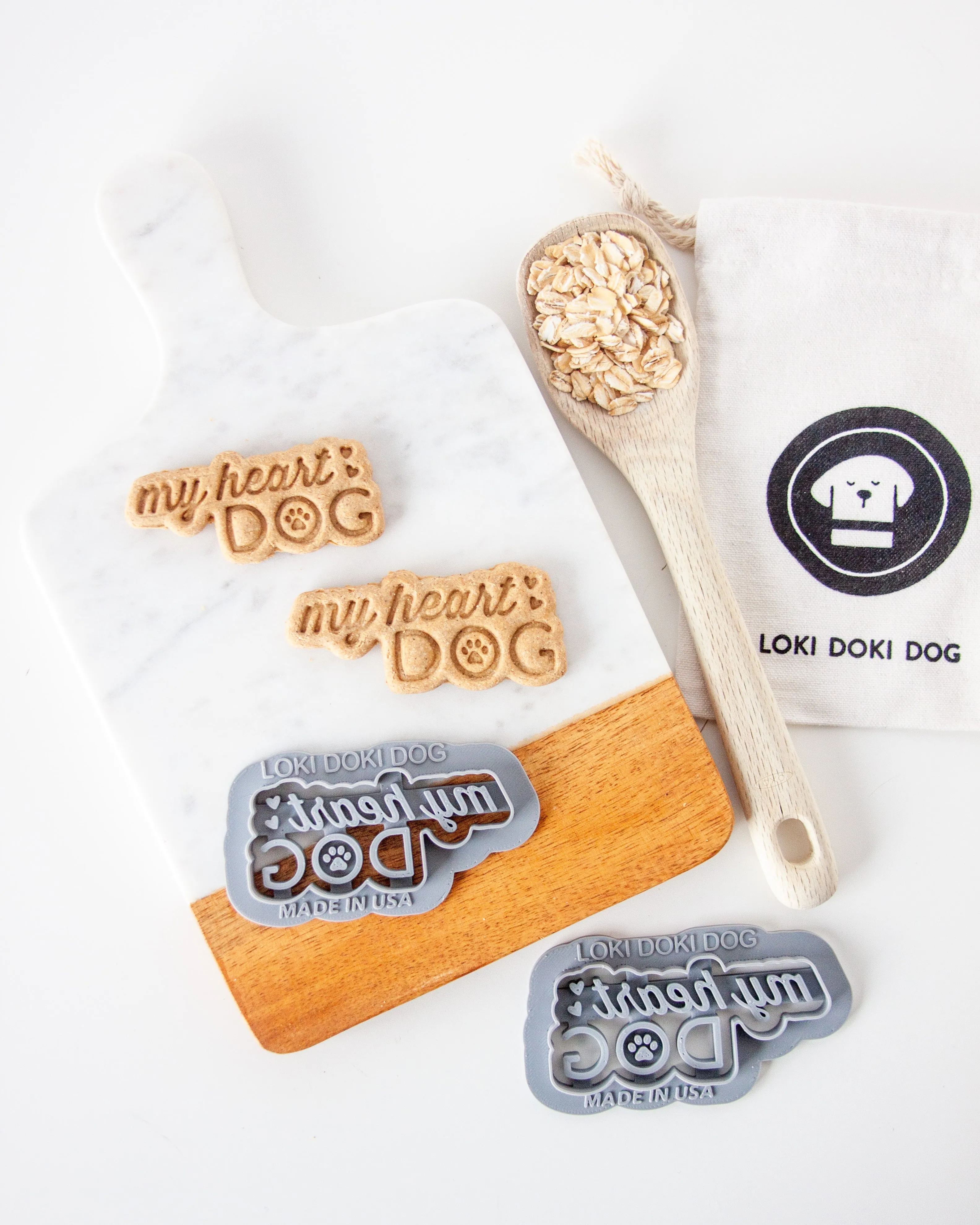 Soul Dog & Heart Dog - Dog Biscuit Cookie Cutter