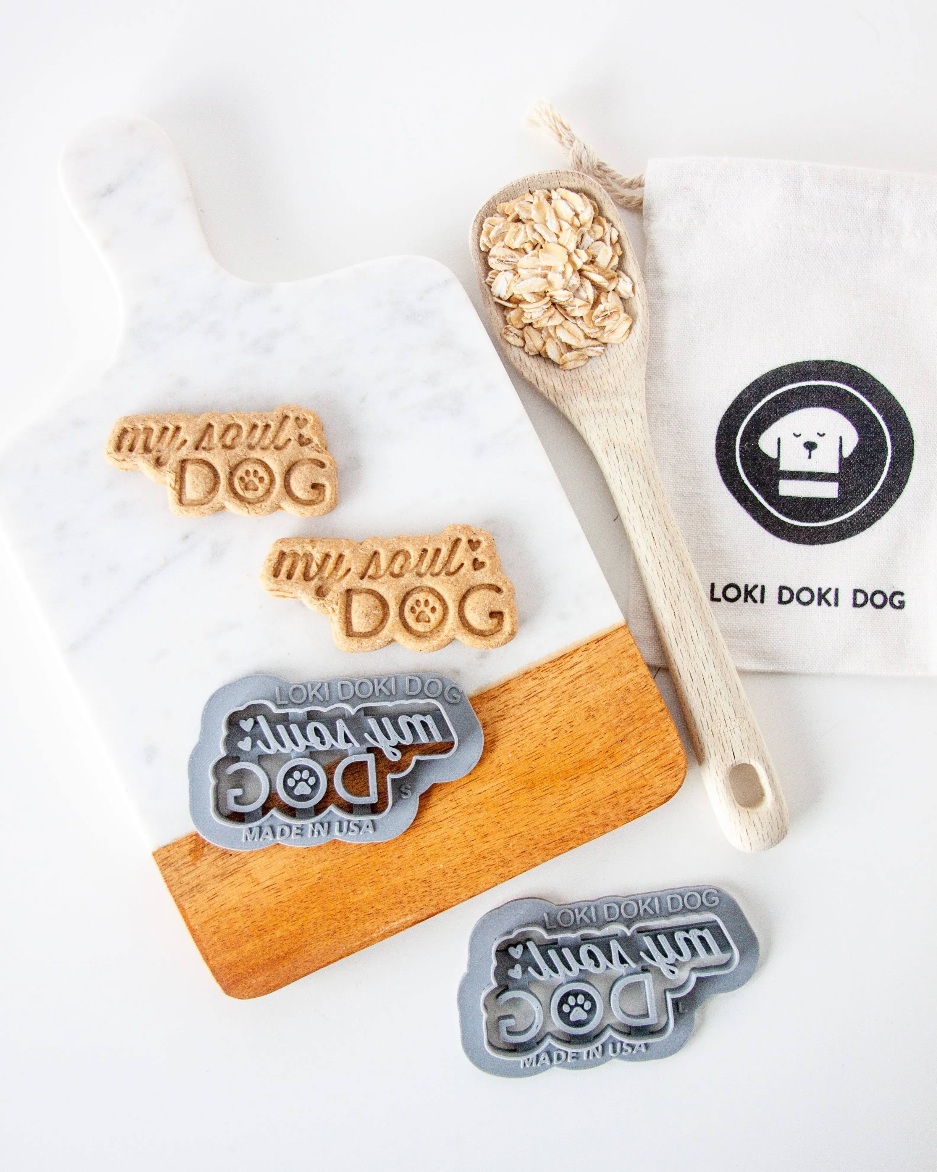 Soul Dog & Heart Dog - Dog Biscuit Cookie Cutter