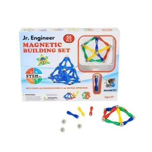 Stem Jr. Magnetic Building Set Jr. Engineer! 55 Pieces! For ages 6 years & up.