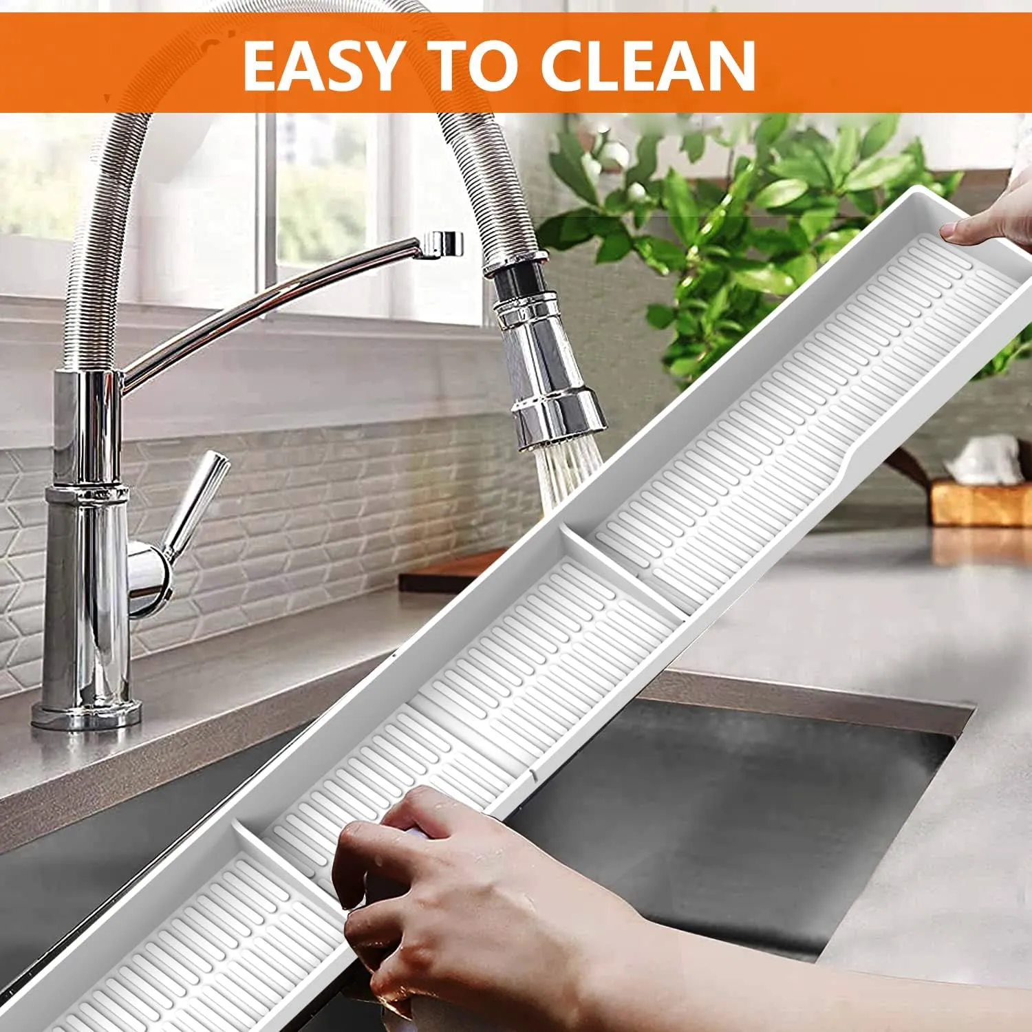 Stove Top Shelf 30" Silicone Magnetic Shelf for Stove 3 Functional Partitions