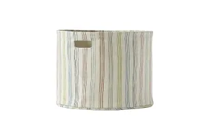 Striped Drum Storage - Rainbow Stripe