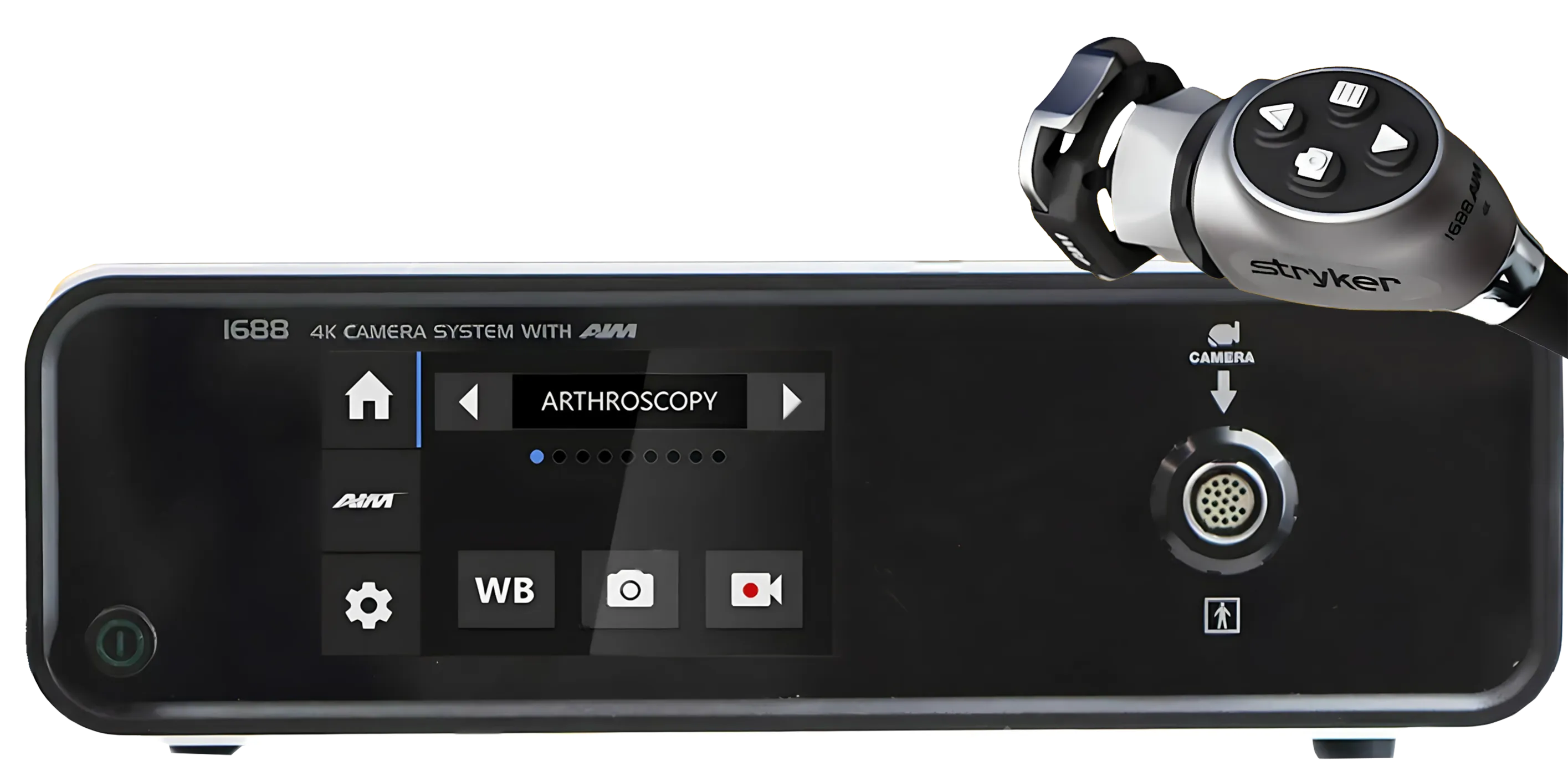 Stryker 1688 AIM Camera Control Unit with 1688 AIM 4K Camera Head