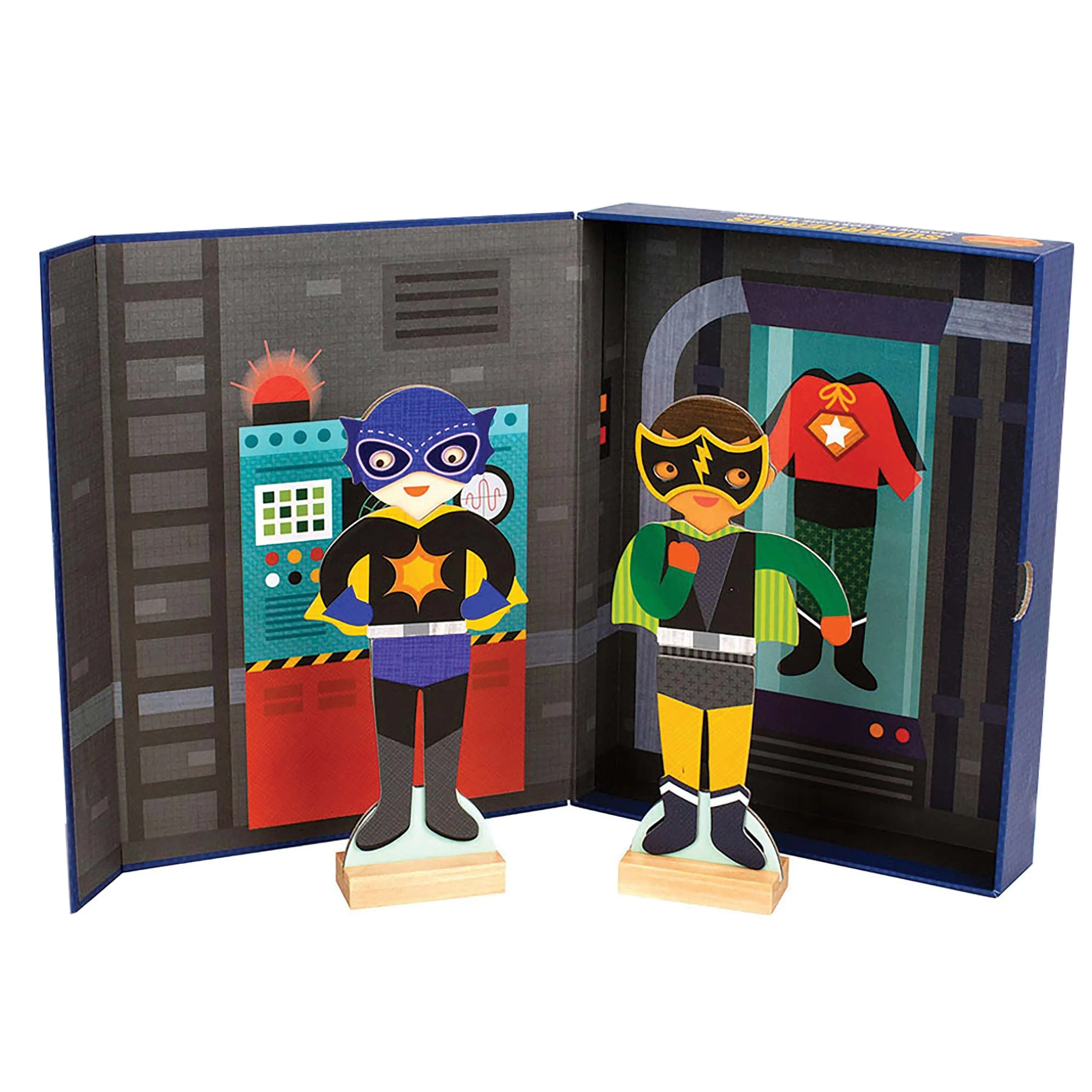 SUPERHEROES MAGNETIC DRESS UP