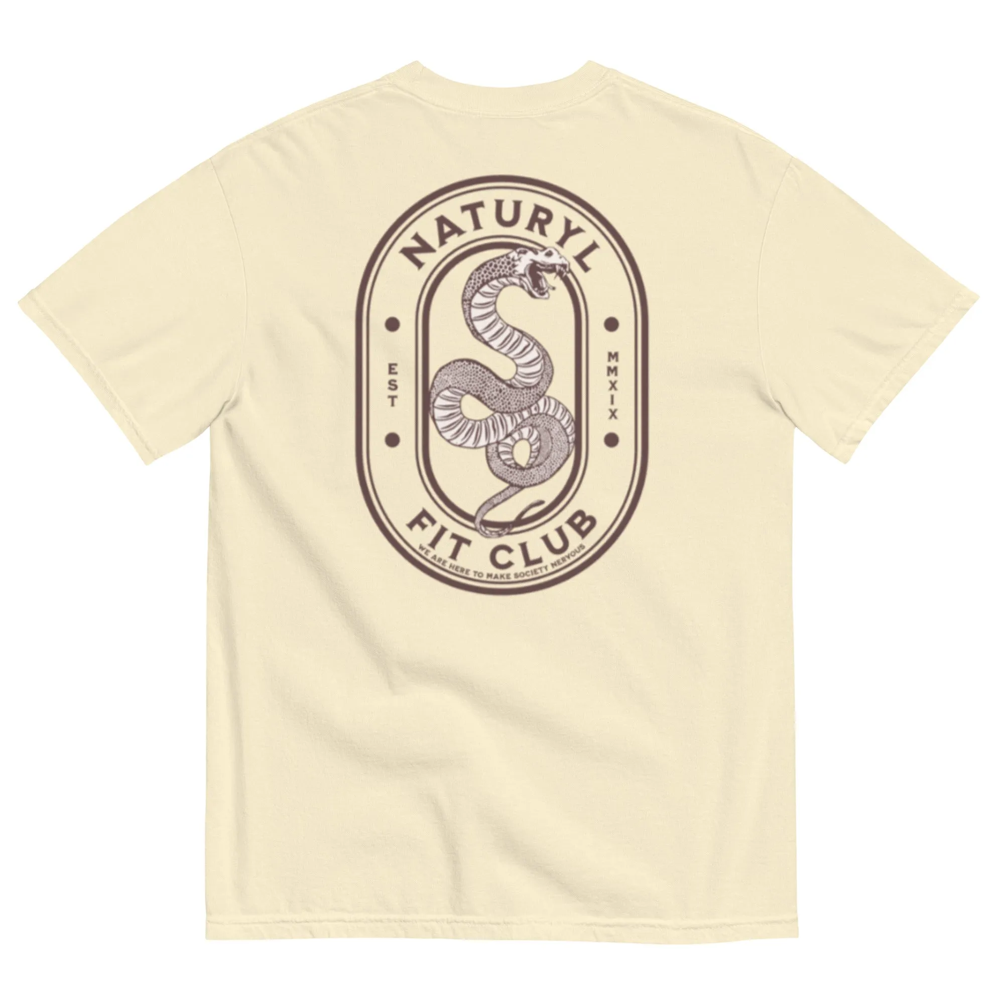 THE NATURYL FIT CLUB SNAKE TEE