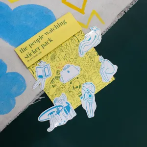 the people watching sticker pack