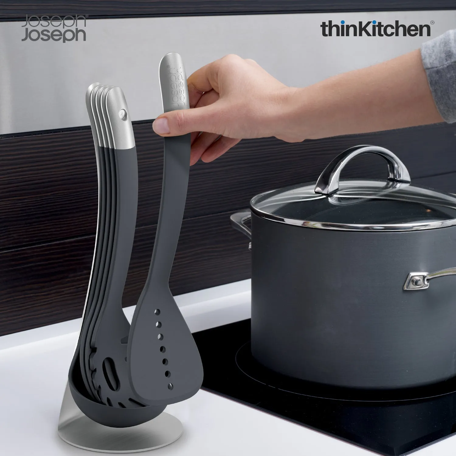 thinKitchen™ Joseph Joseph Nest 5-piece Utensils Set - Grey