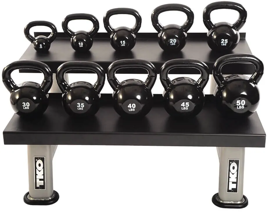 TKO 2 Tier Kettle Bell Rack 859KR