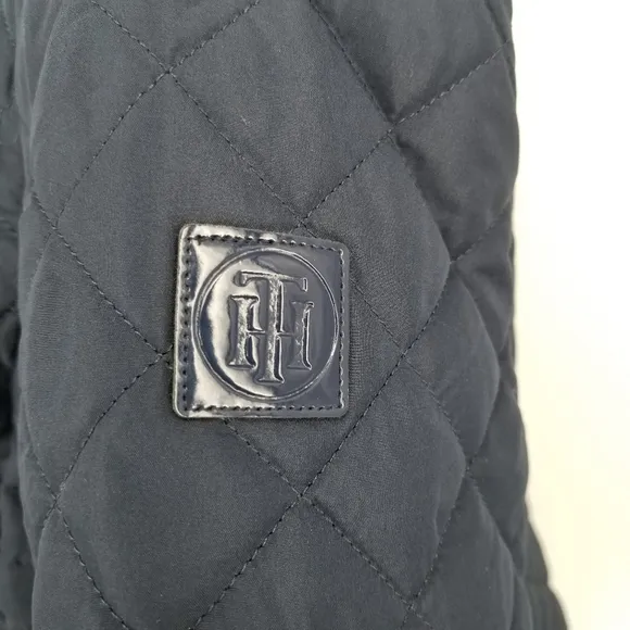 Tommy Hilfiger Navy Quilted Jacket Size Medium NWT
