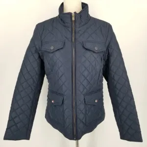 Tommy Hilfiger Navy Quilted Jacket Size Medium NWT