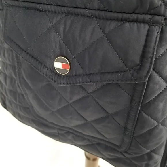 Tommy Hilfiger Navy Quilted Jacket Size Medium NWT
