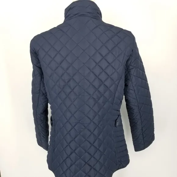 Tommy Hilfiger Navy Quilted Jacket Size Medium NWT