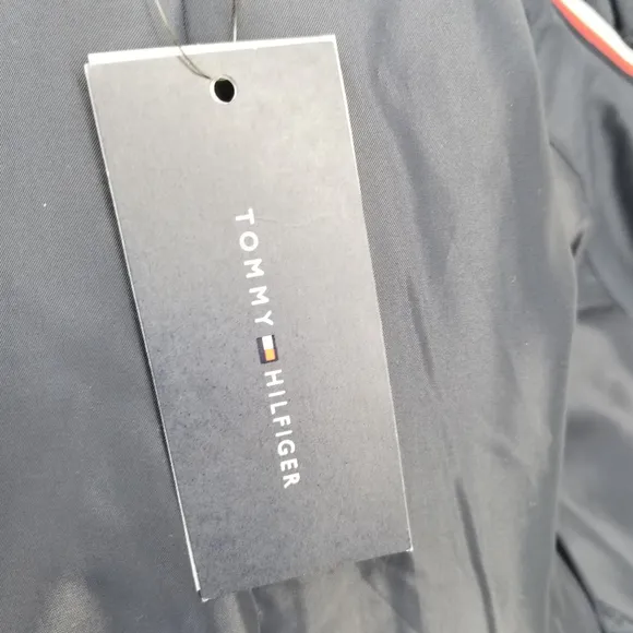 Tommy Hilfiger Navy Quilted Jacket Size Medium NWT