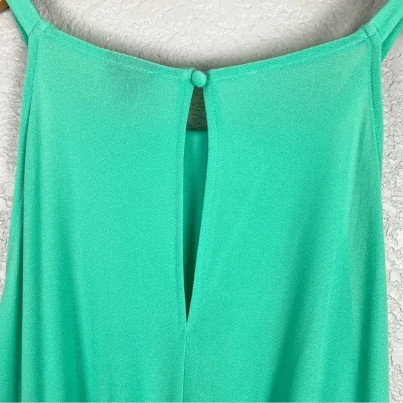 Torrid Turquoise Crepe High Neck Skater Dress w/Pockets 3 / 3X - EUC, Aqua Green