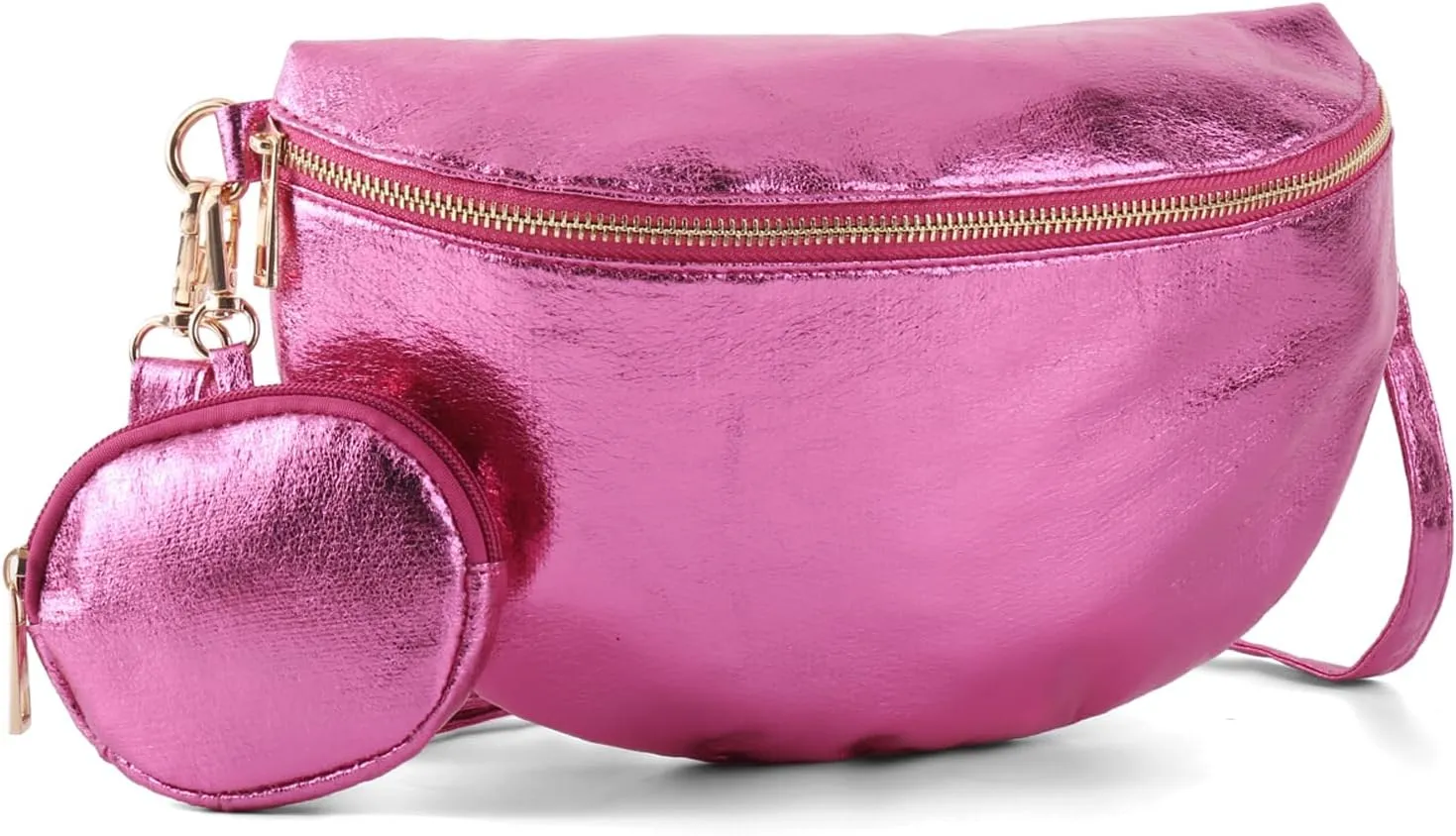 Travel Fanny Pack Metallic Color Phone Waist Packs