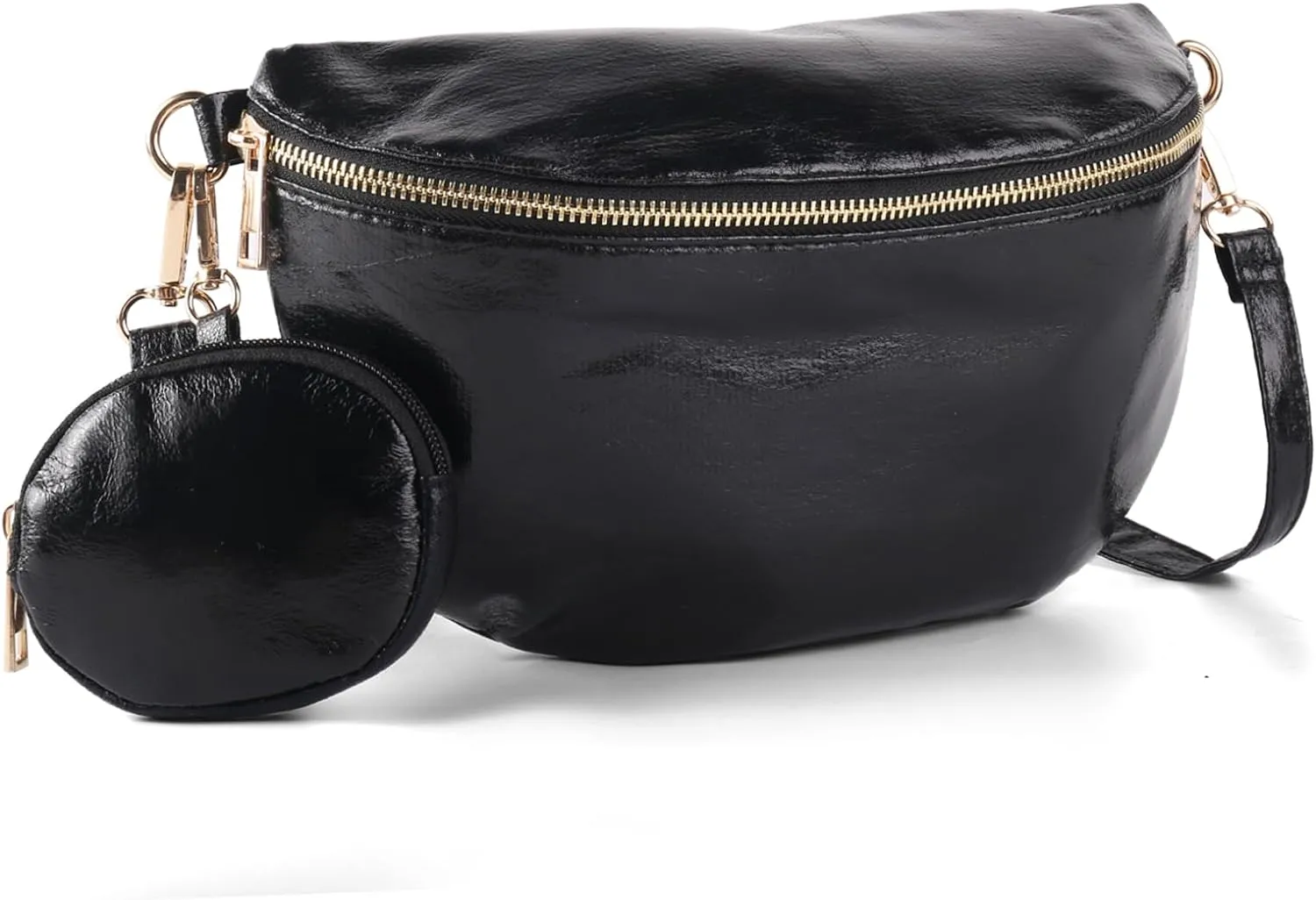 Travel Fanny Pack Metallic Color Phone Waist Packs
