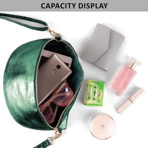 Travel Fanny Pack Metallic Color Phone Waist Packs