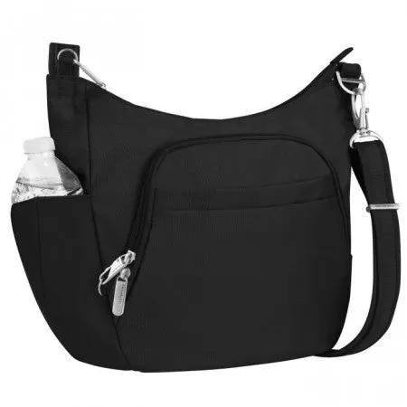 Travelon Anti-Theft Classic Crossbody Bucket Bag – Black