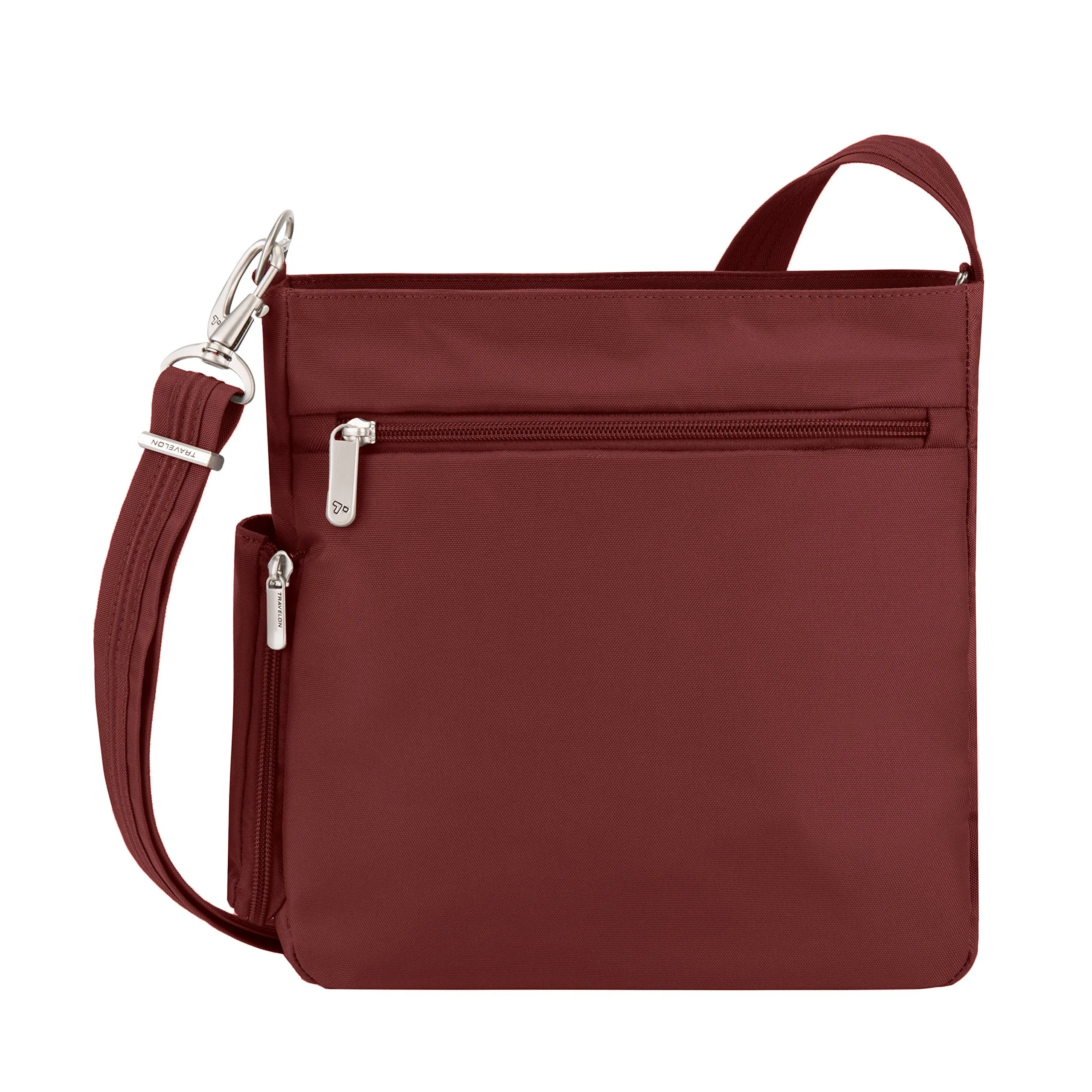 Travelon Anti-theft Classic N/S Cross Body Bag, Wine