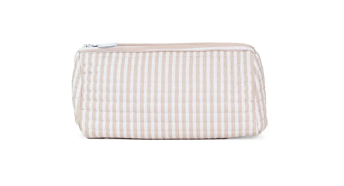 TRVL Quilted Bag - Pimlico Stripe Sand - Pochette