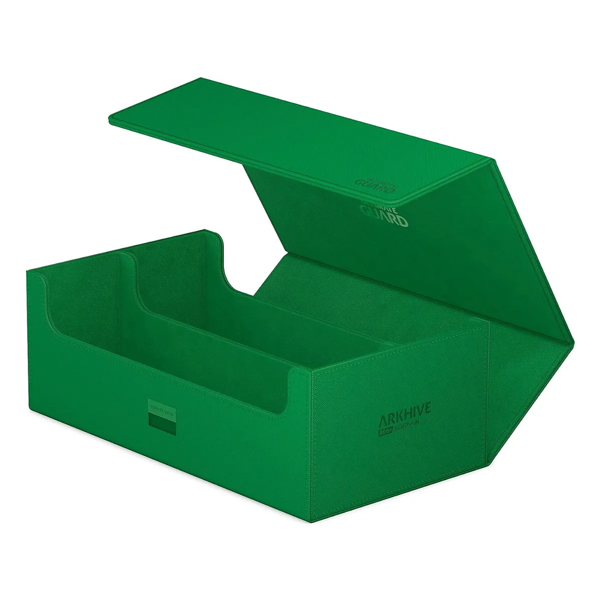 Ultimate Guard Arkhive Flip Case 800  Standard Size XenoSkin Monocolour Green Deck Box