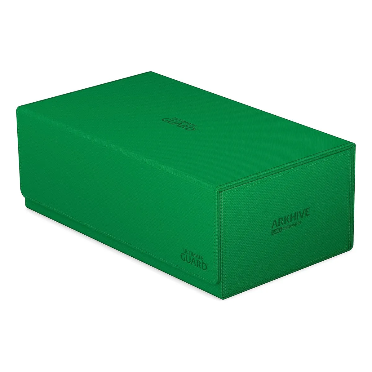 Ultimate Guard Arkhive Flip Case 800  Standard Size XenoSkin Monocolour Green Deck Box