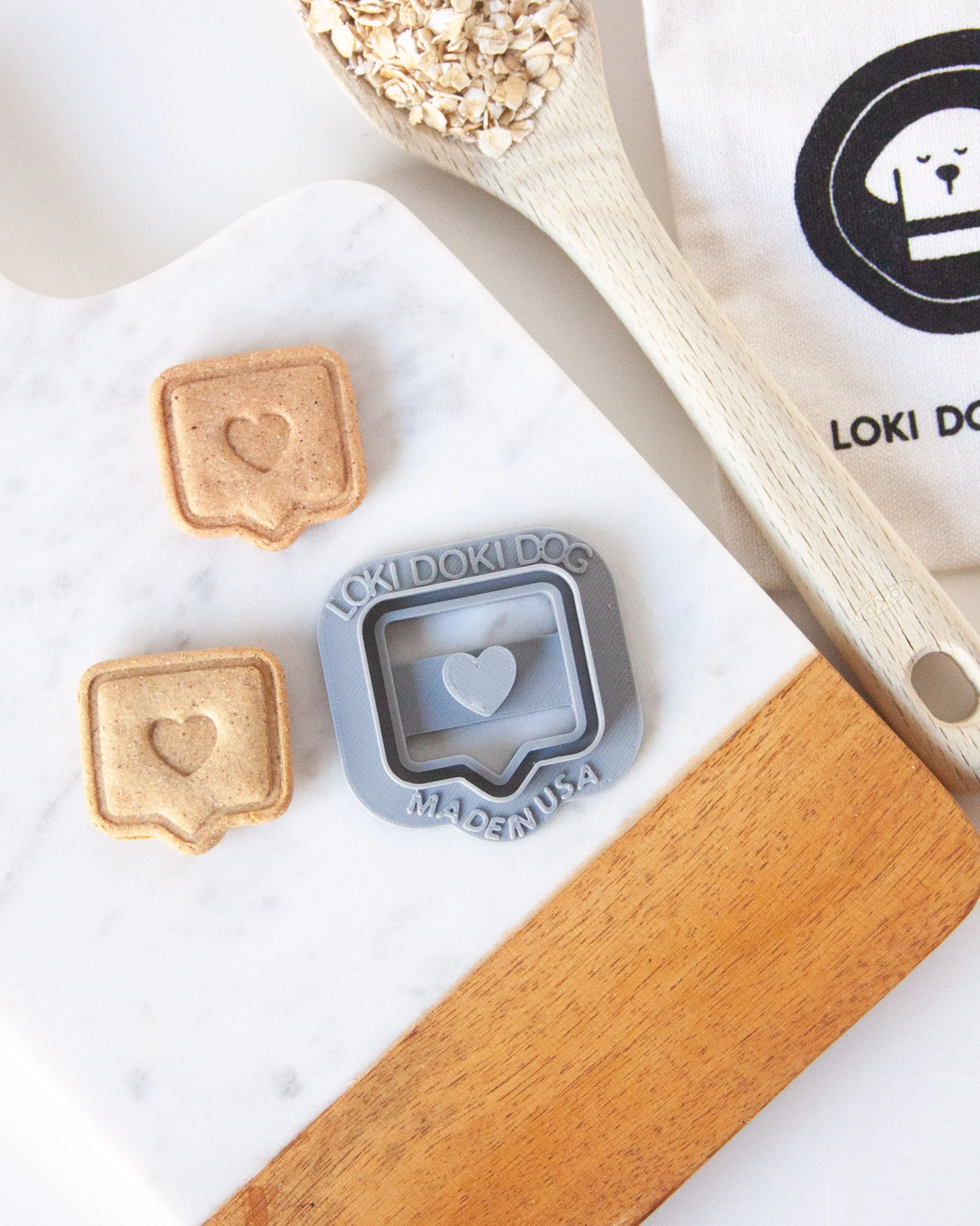 Valentine's Day Dog Biscuit Cookie Cutters (Bundle of 4)
