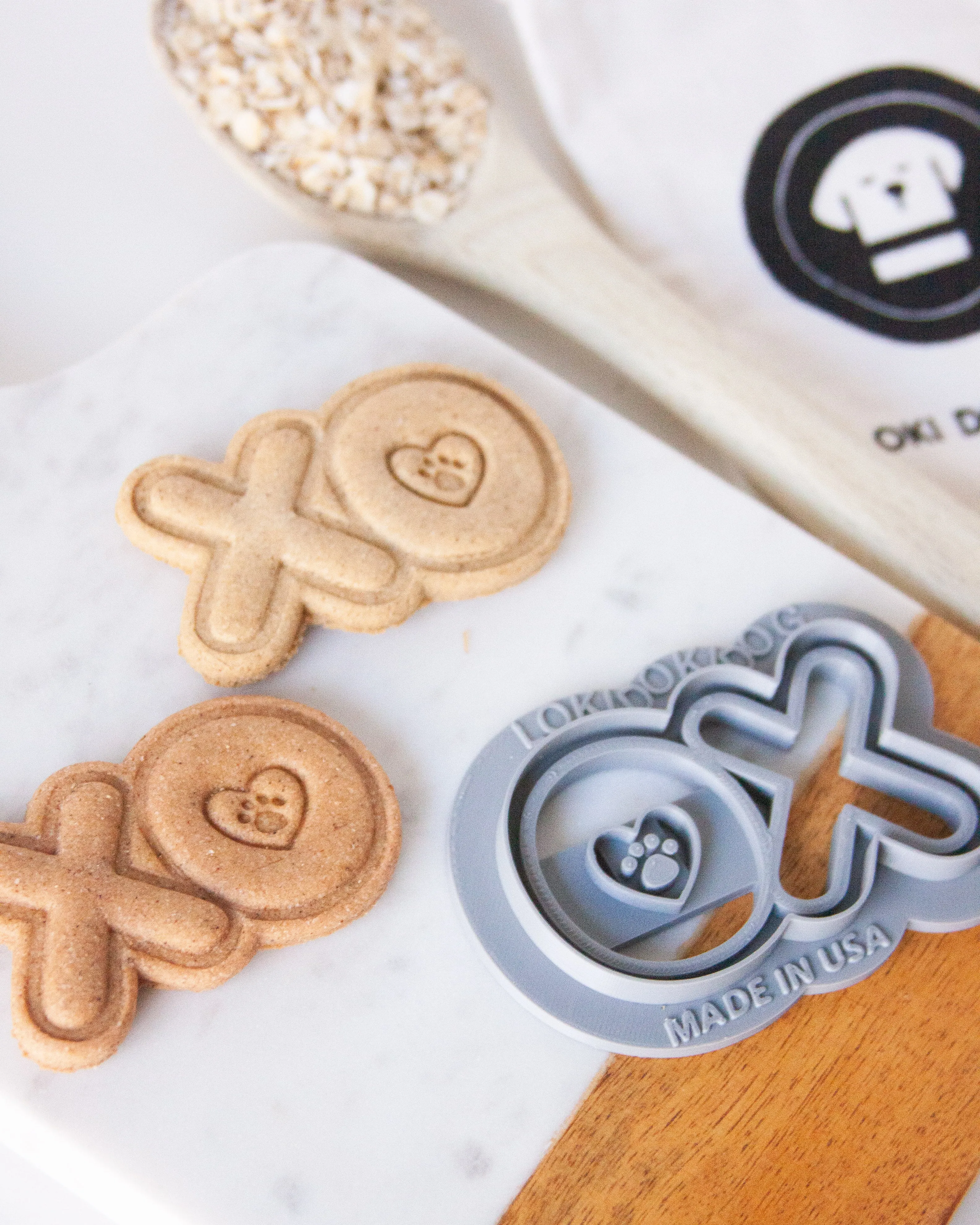Valentine's Day Dog Biscuit Cookie Cutters (Bundle of 4)