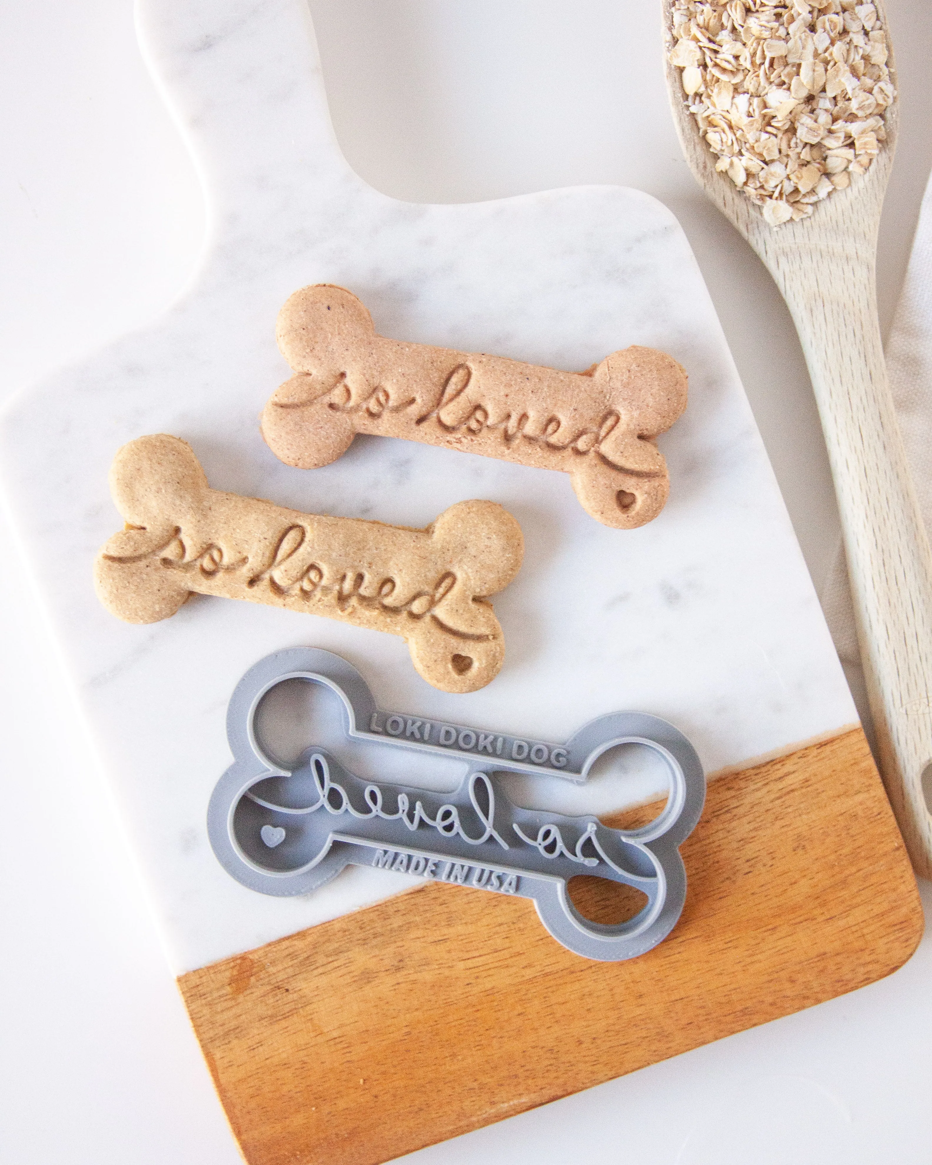 Valentine's Day Dog Biscuit Cookie Cutters (Bundle of 4)