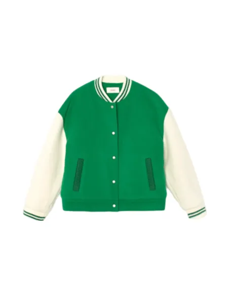 Varsity Jacket - Green Chalk