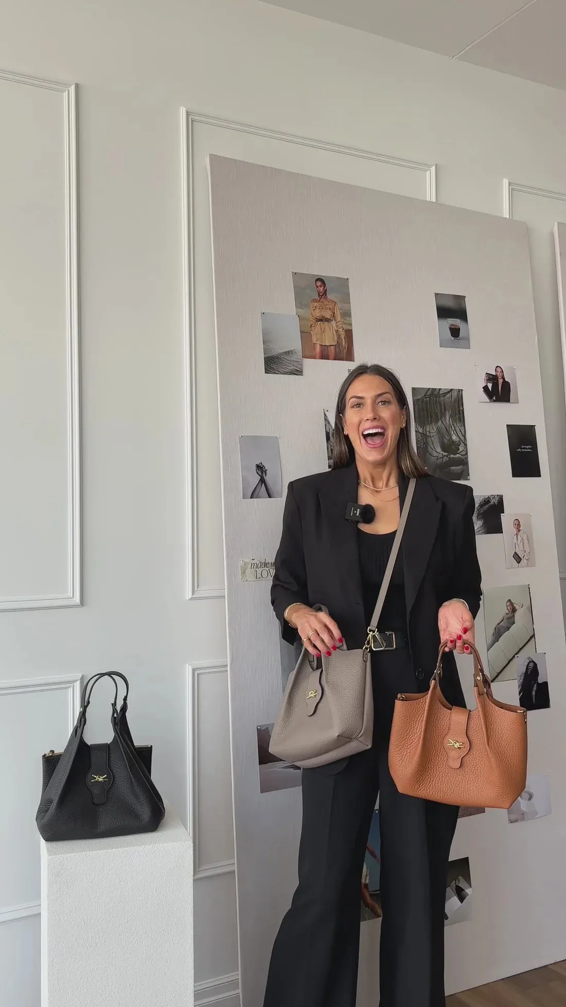 Vestirsi Grace Small East West Tote Tan