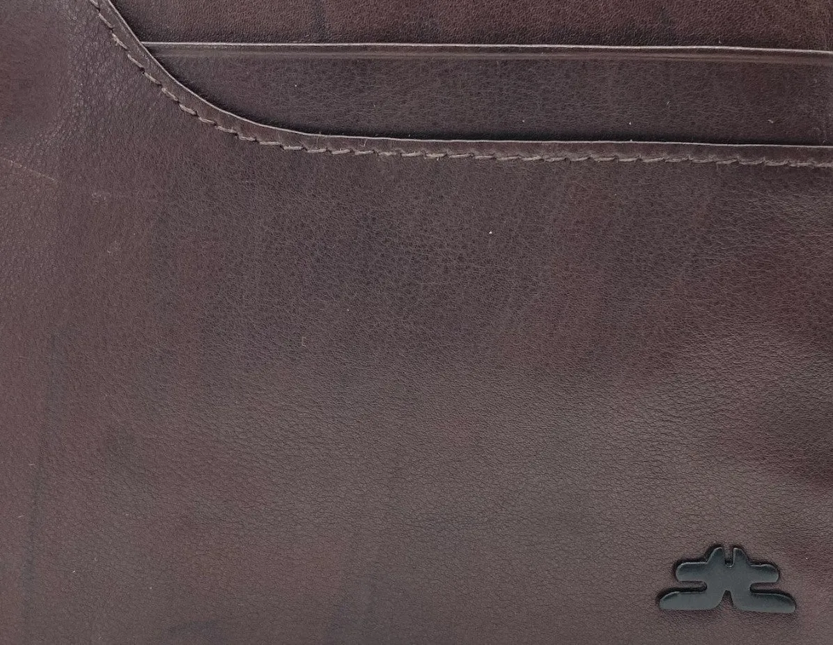 VIP Full Zip RFID Men's Wallet, Multiple Cards Space, Inside 2 Zip Men's Bifold Wallet # 1244NZ