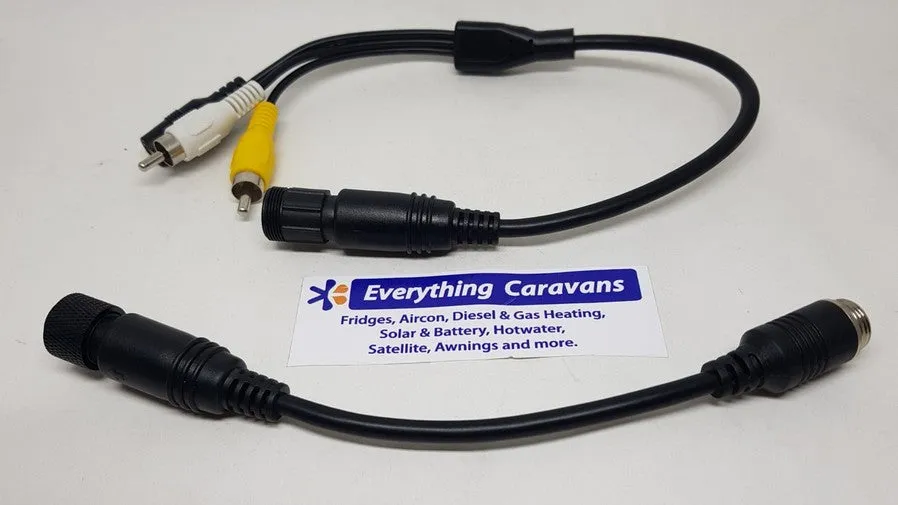 Waeco Dometic Reversing Cable Adapter to Connect Rca and or 4 Pin to Waeco Cable  - No Longer Available