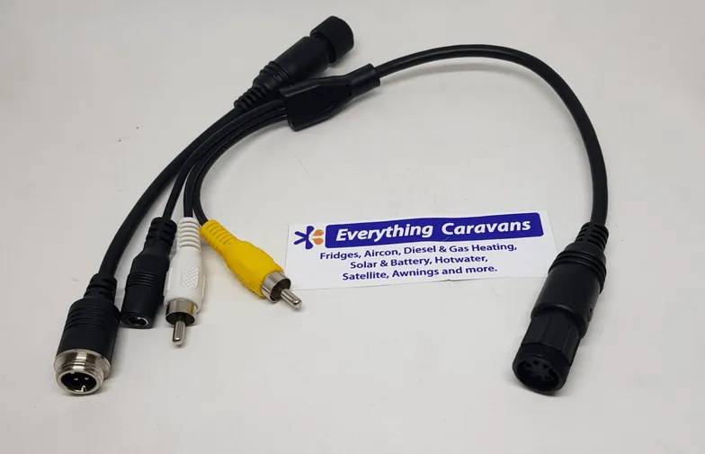 Waeco Dometic Reversing Cable Adapter to Connect Rca and or 4 Pin to Waeco Cable  - No Longer Available
