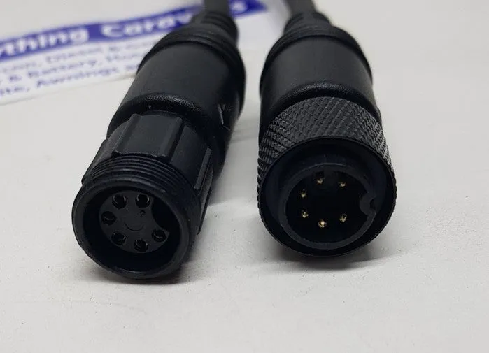Waeco Dometic Reversing Cable Adapter to Connect Rca and or 4 Pin to Waeco Cable  - No Longer Available