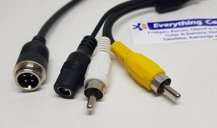 Waeco Dometic Reversing Cable Adapter to Connect Rca and or 4 Pin to Waeco Cable  - No Longer Available