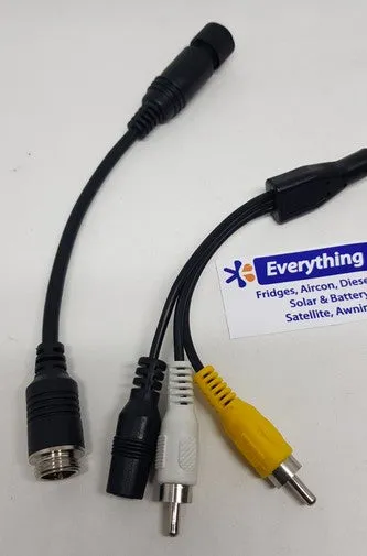 Waeco Dometic Reversing Cable Adapter to Connect Rca and or 4 Pin to Waeco Cable  - No Longer Available